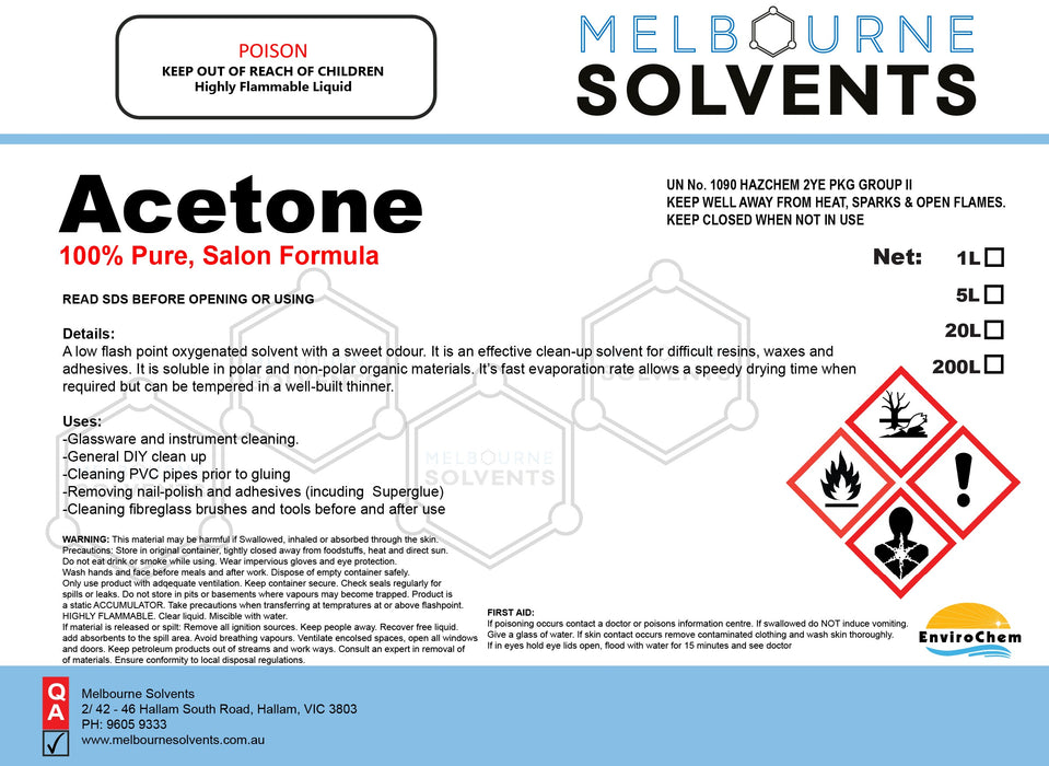 Acetone 100%