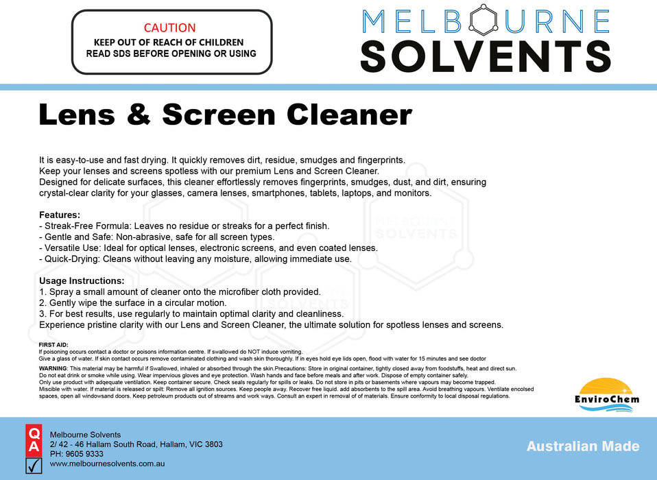 Lens & Screen Cleaner
