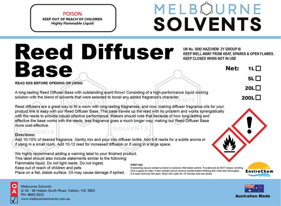 Reed Diffuser Base