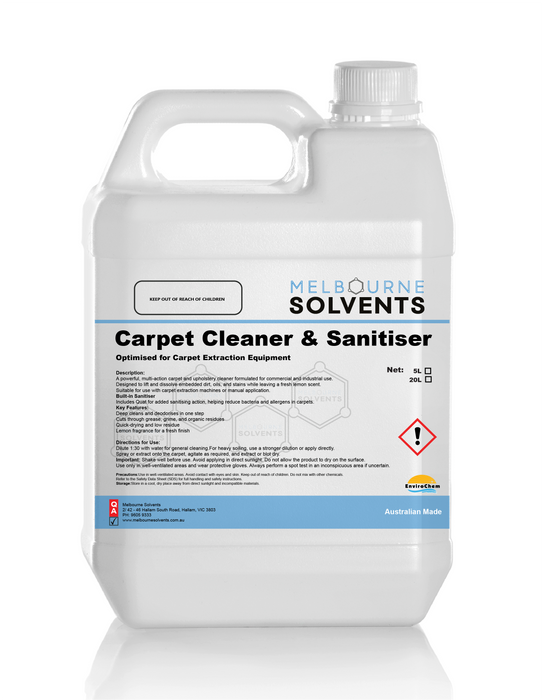 Carpet Cleaner & Sanitiser