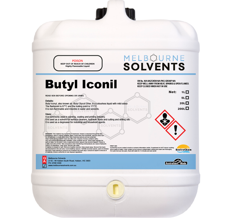 Butyl Iconil- Melbourne Solvents