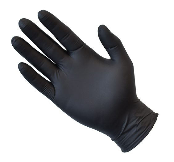 Black Nitrile Gloves - Powder Free, Black NITRO, Ultra Fresh