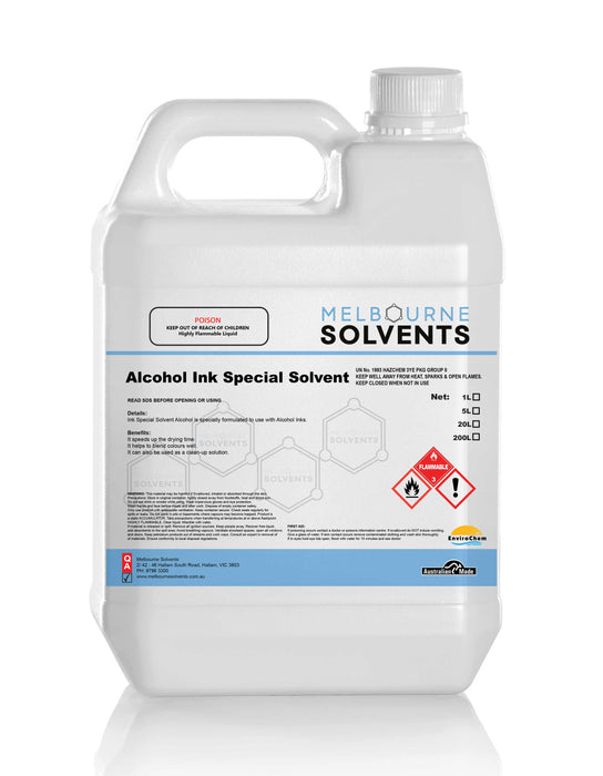 Alcohol Ink Special Solvent Melbourne Solvents