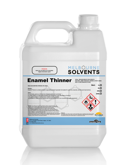 Enamel Thinner Melbourne Solvents