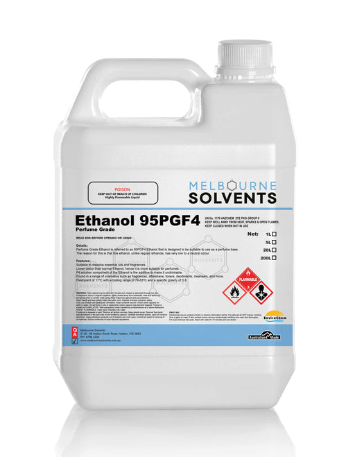 5L Ethanol 95PGF4- Melbourne Solvents