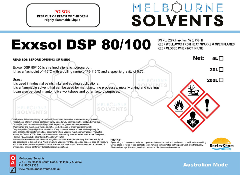 Exxsol DSP 80/100