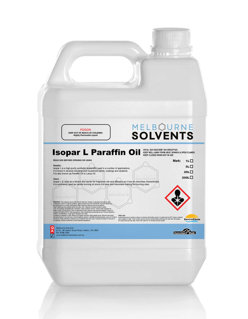 Isopar L Paraffin Oil Melbourne Solvents
