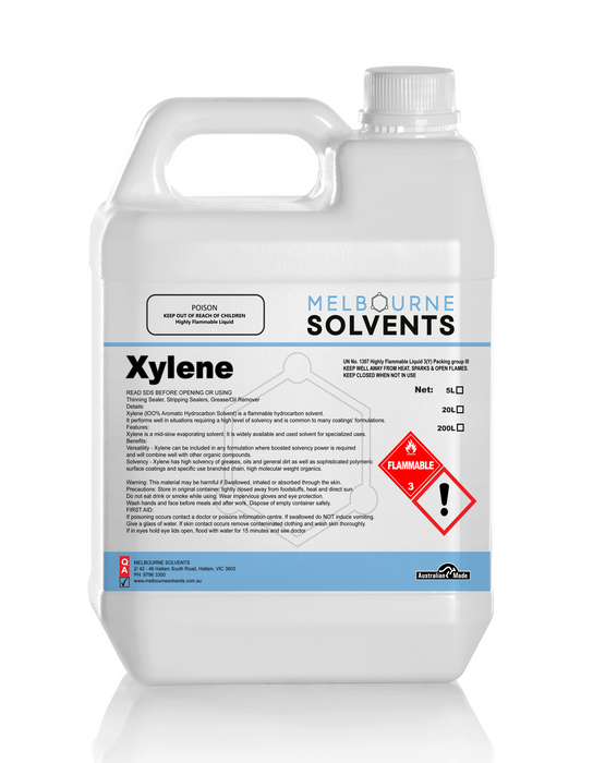 Xylene- Melbourne Solvents