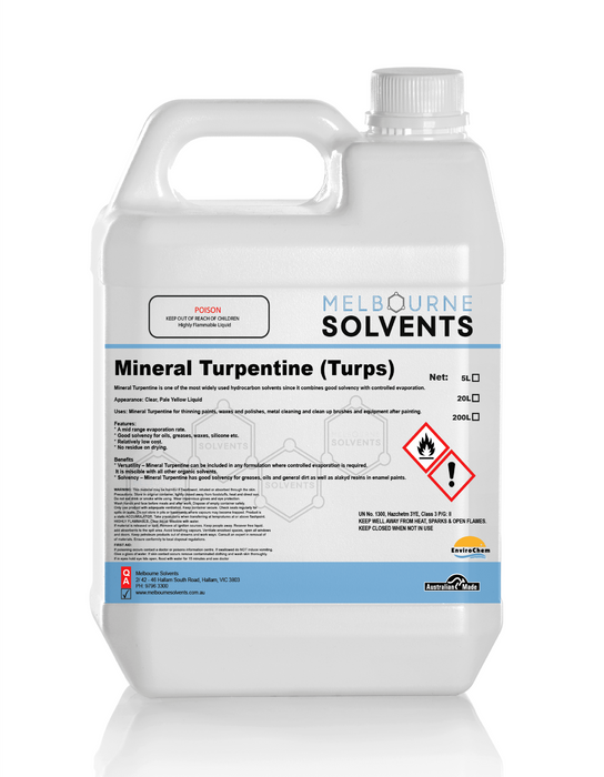 Mineral Turpentine- Melbourne Solvents