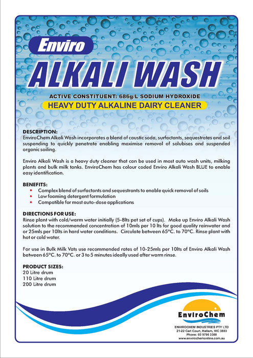 Enviro Alkali Wash (Dairy Detergent)