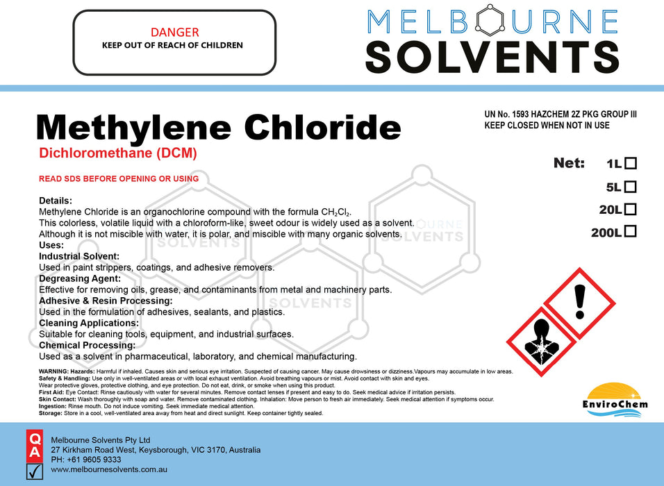 Methylene Chloride