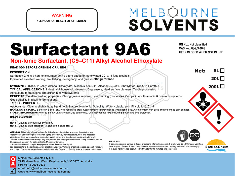 Surfactant 9A6
