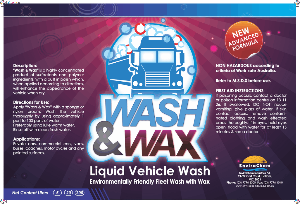 Wash & Wax (Truck, Bus, Car, Motor Bike & Boat Wash)