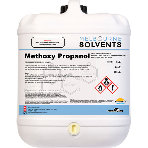 Methoxy Propanol Melbourne Solvents