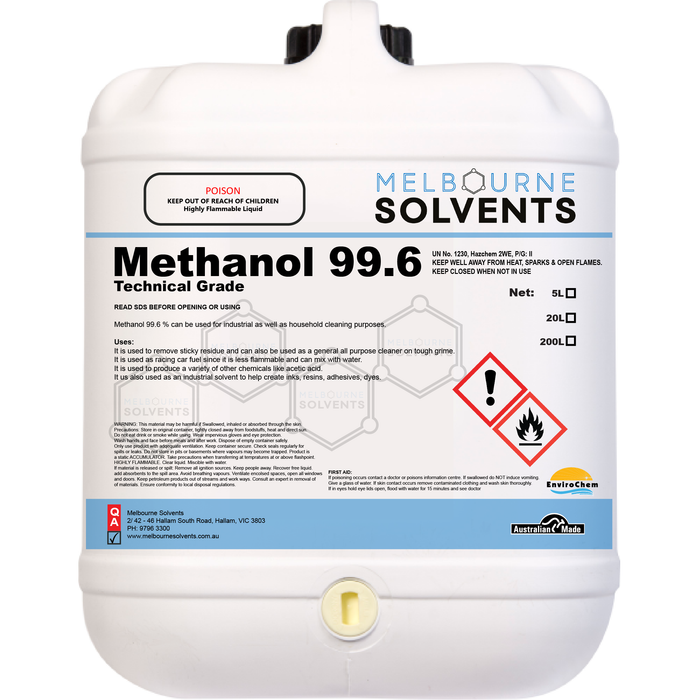 Buy Methanol Technical Grade 99.6