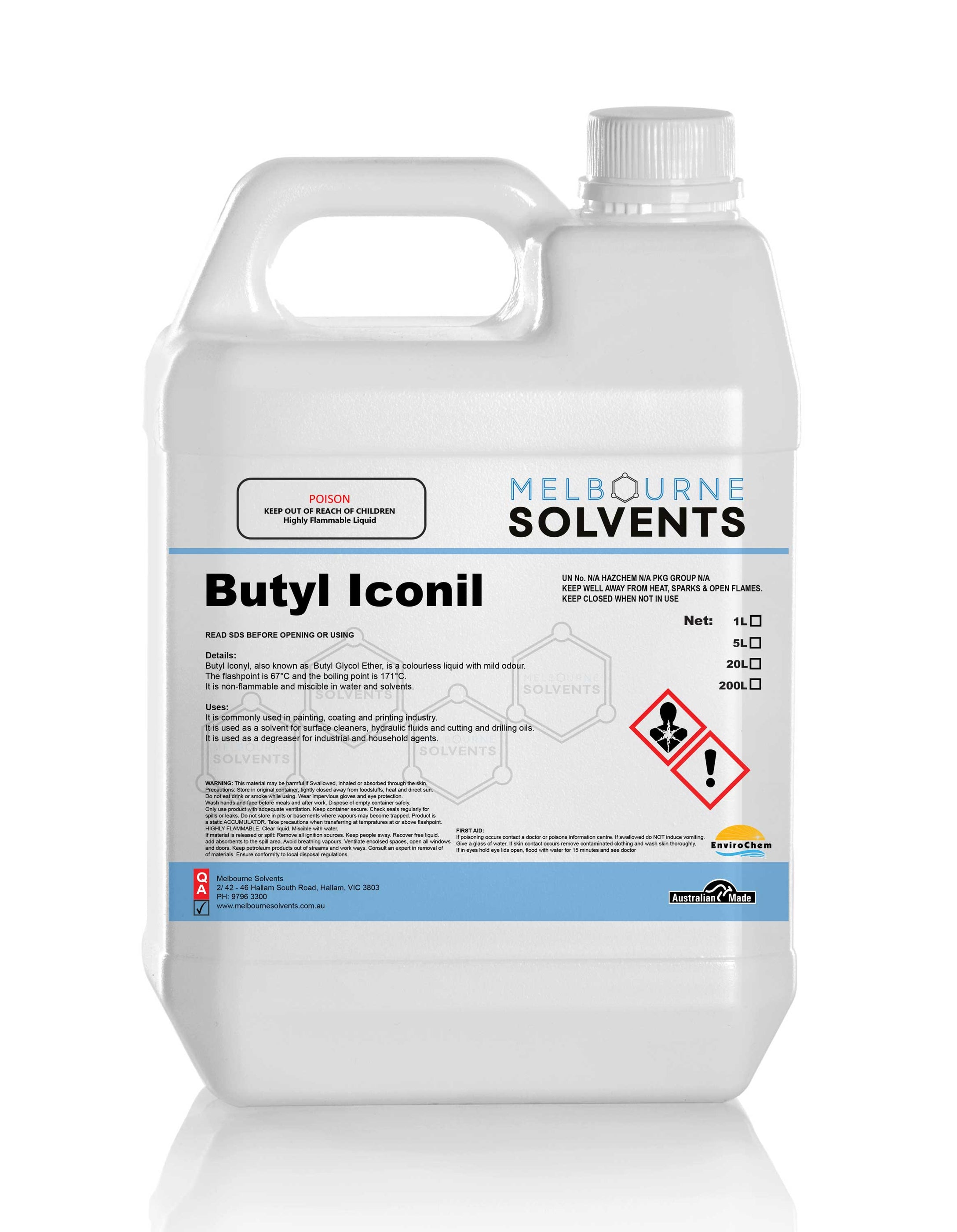 Buy Butyl Iconil | Melbourne Solvents