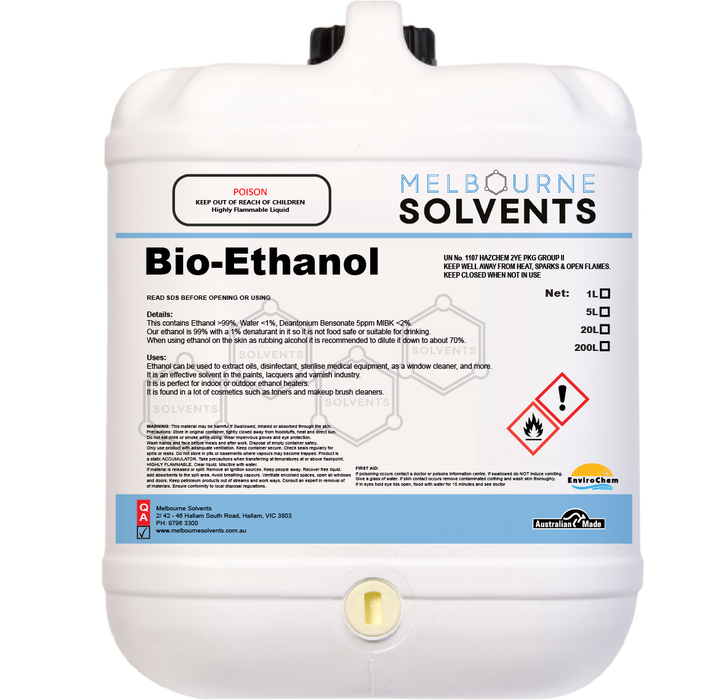 Bio-Ethanol Melbourne Solvents